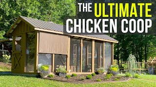 Best Chicken Coop In NC  Cedar Mountain Coop Tour [upl. by Querida163]