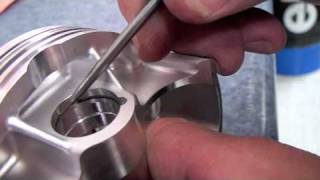 Wiseco Piston Inc  Proper Circlip Installation [upl. by Helve23]