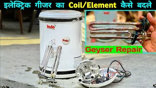 How Change Electric Geyser CoilElement  गीजर का कॉइल कैसे बदले [upl. by Annola392]