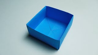 Comment faire une boîte de papier Boîte origami [upl. by Arbma560]