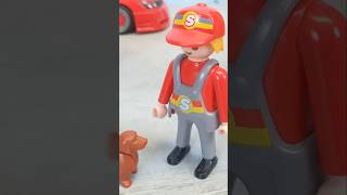 Hund verursacht Unfall an der Tankstelle seratus1 playmobil [upl. by Nytsirt]