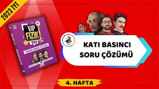 Katı Basıncı Soru Çözümü  2023 TYT Fizik KAMPI [upl. by Jerroll352]