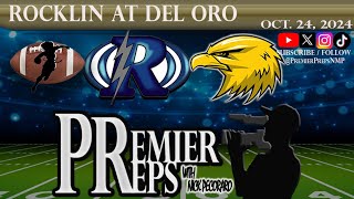 ROCKLIN AT DEL ORO FLAG FOOTBALL  OCT 24 2024 [upl. by Easlehc]