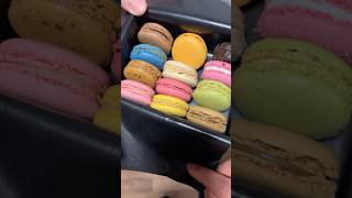 LADURÉE Paris Macaroons 😜🤤 dessert eating sweet yummy food macaroons paris [upl. by Annaek]