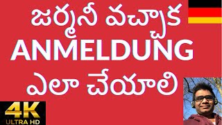 Registration in GermanyApartment Registration in GermanyAnmeldung in GermanyAnmeldung in Telugu [upl. by Adnov43]