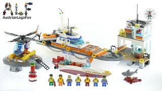 Lego City 60167 Coast Guard Headquarters  Lego Speed Build Review [upl. by Ahmed468]