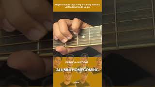 PAROKYA NI EDGAR  ALUMNI HOMECOMING  QUICK GUITAR TUTORIAL [upl. by Talbott]