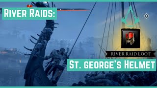 SAINT GEORGE ’S HELMET  TREASURES OF RIVER DEERIVER RAIDS  Assassins Creed Valhalla [upl. by Bodi]