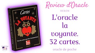 Review des cartes La Voyante  jeu de 32 [upl. by North]