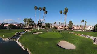 Palm Royale CC  Public Disc Golf Course  Front 9 Flyover [upl. by Trudnak139]