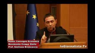 Emiliano Brancaccio il problema è lEuro Convegno 5 Stelle Economia [upl. by Anrim]