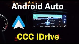 Android Auto On BMW CCC iDrive [upl. by Sackey240]