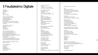 IL FEUDALESIMO DIGITALE Poesia di Daniele Verzetti Rockpoeta® [upl. by Anerres]