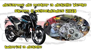 Completo desarme de motor Vento strom 250 6 velocidades [upl. by Shiekh841]