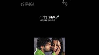 Lets Sing🎤 Siragugal Vandhadhu Song  WAY TO 59K SUBSCRIBERS  shorts trending [upl. by Llewoh680]