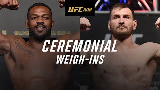 UFC 309 Ceremonial WeighIn [upl. by Akimal]