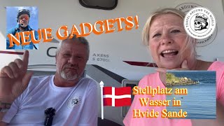 NEUE GADGETS Stellplatz am Wasser in Hvide Sande 🇩🇰 [upl. by Car]