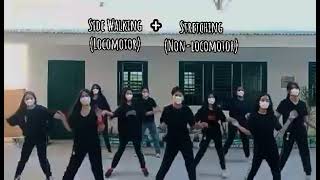 LOCOMOTOR AND NON LOCOMOTOR MOVEMENT DANCE PERFORMANCE [upl. by Pantia]