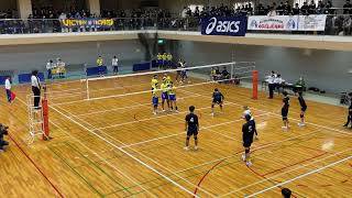 JOC中学バレー2023 福岡vs栃木 2set [upl. by Nocam]