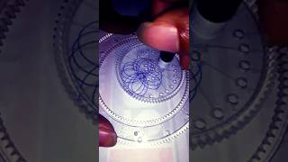 Look how this spirograph pattern change from simple to complex 330 shorts spirograph satisfying [upl. by Kaz]