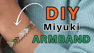 Miyuki Vvorm Armband maken [upl. by Linoel]