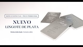 ¡NUEVO Lingote de Plata Leiva Joyas de 100 g [upl. by Burkhard]