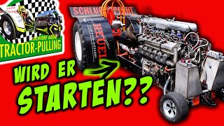 Füchtorf 2023  Wird der Motor STARTEN  Tractor Pulling erklärt  SchluckspechtPulling [upl. by Aehr]