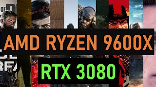 AMD Ryzen 9600x Benchmarks 8 Games  RTX 3080  1080p Ultra Settings [upl. by Nnylrac]