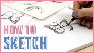 How to Sketch  Sketching Tips for Beginners  Art Journal Thursday Ep 21 [upl. by Eimme]