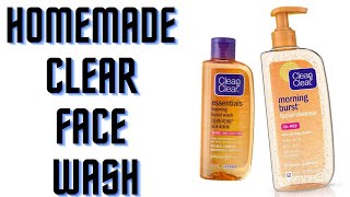 How to make clean amp clear face wash at homeHomemade clear amp clear face wash [upl. by Oneida]