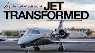 Jet Transformation Angel MedFlight Air Ambulance [upl. by Eidnarb554]