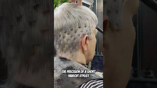 parrucchieri haircut capelli hair taglio hairstyle hairtok haircolor shorthair pixie [upl. by Nylhtac]