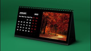 Calendar design 2025 in adobe illustrator tutorial illustrator tutorials design graphics logo [upl. by Ricca593]