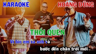 THÓI QUEN 25 MÉT VUÔNG  HOÀNG DŨNG x GDUCKY  KARAOKE NHẠC TRẺ  BEAT TONE NAM COVER [upl. by Eirehc]