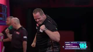 Darts 2024 Players Championship Finals Round 2  Van Duijvenbode v Hempel [upl. by Meris661]