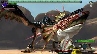 MHGUMHXX G☆2 Plesioth 0055quot36  quotShadow in the Desert Lakequot Valor HBG  Pierce [upl. by Hansel]