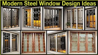 Modern Steel Window design iron window grill design ideas bd All Design [upl. by Brownley]