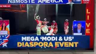 Odissi dance performance in NY for PM Modi in US  India Today [upl. by Bourque892]