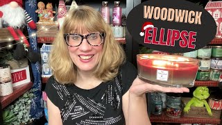 WOODWICK Ellipse Candle Review For Christmas [upl. by Gee]