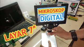 MICROSKOP DIGITAL UNTUK SERVIS HP  MANTAP JIWA MEMPESONA [upl. by Oigroig]