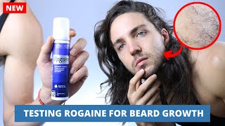 Testing Rogaine for Beard Growth  Rogaine Reviews [upl. by Paterson]