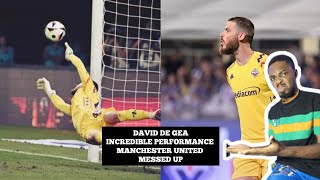 DAVID DE GEA HAD 8 SAVES 6 INSIDE BOX AND PENALTY SHOOT OUT SAVES FOR FIORENTINA VS PUSKAS [upl. by Zed]