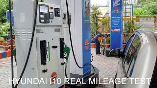 Real Mileage of Hyundai i10 Petrol  Hyundai I10 Fuel Consumption test  I10 Average test [upl. by Einneg]