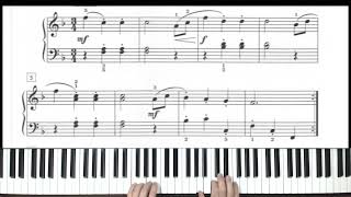 L Mozart  Minuet in F Major  piano tutorial by Antonio De Angelis [upl. by Tat797]