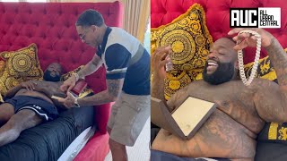 Gunplay Blesses Rick Ross With A Diamond Animal Shelter Chain For Staying Loyal [upl. by Berenice]