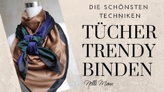 Farb und Stilberatung  Schals und Tücher binden TRENDY [upl. by Acir211]