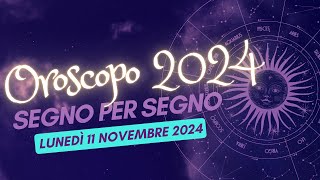 Scopri il Tuo Destino Astrale per l11 novembre 2024 [upl. by Akinak]