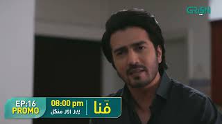 FANAA Episode 16  Promo  Shahzad Sheikh  Nazish Jahangir  Aijaz Aslam  Green TV [upl. by Tri]