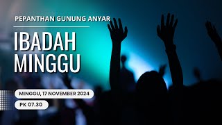 Ibadah Umum GKJW Rungkut  Pepanthan Gunung Anyar 17 Nopember 2024 0730 [upl. by Woehick614]