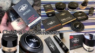 Christine Makeup Products Review  Aiman Khan [upl. by Nodnahs]